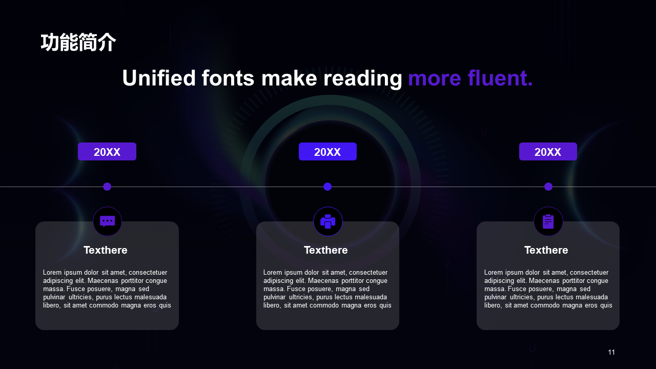 智能科技产品PPT模板